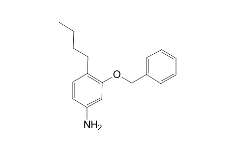 Benzenamine, 4-butyl-3-(phenylmethoxy)-