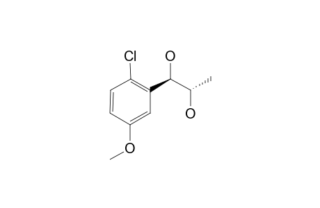 REL-(1R,2R)-1-(2'-CHLORO-5'-METHOXYPHENYL)-PROPANE-1,2-DIOL