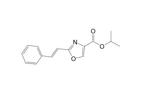 2-[(E)-2-phenylethenyl]-4-oxazolecarboxylic acid propan-2-yl ester