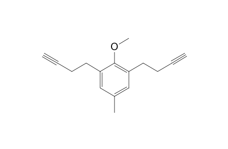 1,3-Di(but-3-ynyl)-2-methoxy-5-methylbenzene