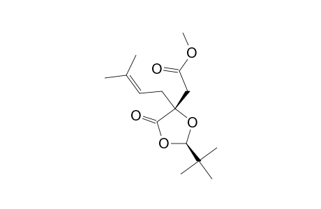 METHYL-(2R,4R)-[2-(TERT.-BUTYL)-4-(3-METHYLBUT-2-ENYL)-5-OXO-1,3-DIOXOLAN-4-YL]-ACETATE