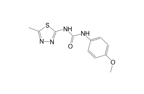 N-(4-methoxyphenyl)-N'-(5-methyl-1,3,4-thiadiazol-2-yl)urea