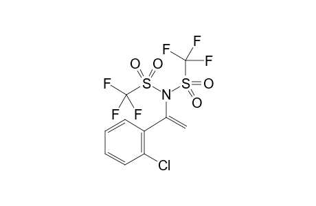 N-(1-(2-Chlorophenyl)vinyl)-1,1,1-trifluoro-N-((trifluoromethyl)sulfonyl)methan-sulfonamide