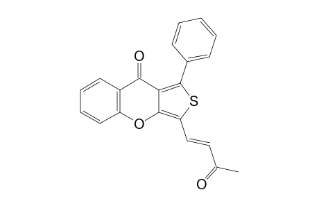 1-Phenyl-3-(3'-oxobut-1'-en-1'-yl)-9H-thieno[3,4-b]chromen-9-one