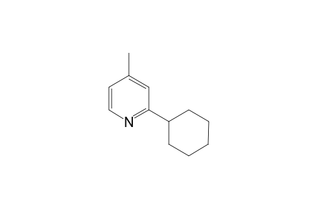 2-cyclohexyl-4-methylpyridine