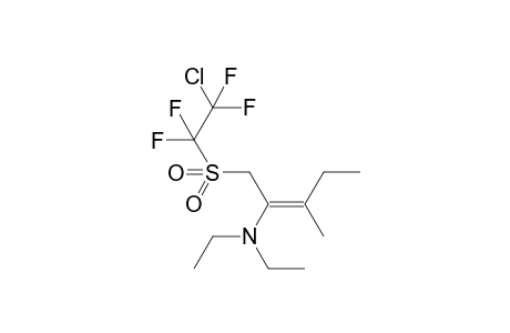 [1-(2-Chloro-1,1,2,2-tetrafluoroethanesulfonylmethyl)-2-methyl-but-1-enyl]-diethyl-amine