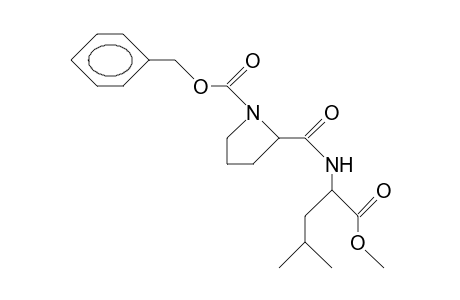 cis-N-Benzyloxycarbonyl-prolyl-leucine methyl ester
