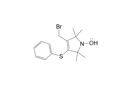 3-Bromomethyl-2,2,5,5-tetramethyl-4-phenylthio-2,5-dihydro-1H-pyrrol-1-yloxyl radical