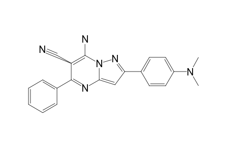 7-AMINO-2-[4-(DIMETHYLAMINO)-PHENYL]-5-PHENYLPYRAZOLO-[1,5-A]-PYRIMIDINE-6-CARBONITRILE