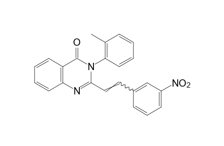 2-(m-nitrostyryl)-3-(o-tolyl)-4(3H)-quinazolinone