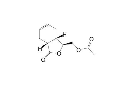 1(3H)-Isobenzofuranone, 3-[(acetyloxy)methyl]-3a,4,7,7a-tetrahydro-, [3S-(3.alpha.,3a.alpha.,7a.alpha.)]-