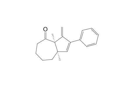 cis-3a,8a-Dimethyl-3-methylene-2-phenyl-3,3a,6,7,8,8a-hexahydroazulen-4(5H)-one