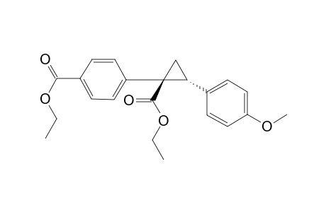 Ethyl trans-4-(1-(ethoxycarbonyl)-2-(4-methoxyphenyl)cyclopropyl)benzoate