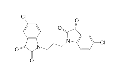 1H-Indole-2,3-dione, 1,1'-(1,3-propanediyl)bis[5-chloro-