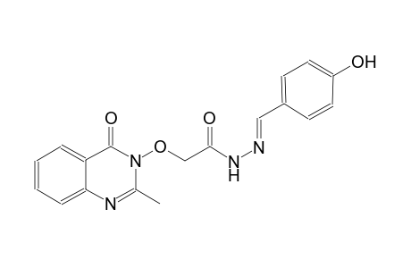 N'-[(E)-(4-hydroxyphenyl)methylidene]-2-[(2-methyl-4-oxo-3(4H)-quinazolinyl)oxy]acetohydrazide