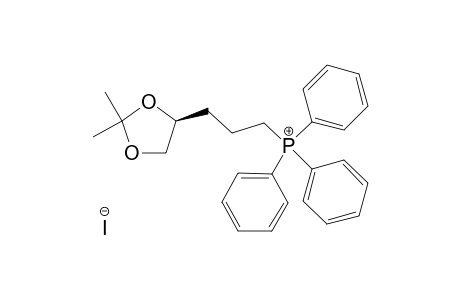 [(2R =2=](4S)-2,2-dimethyl-1,3-dioxolan-4-yl]propyl]triphenylphosphonium iodide