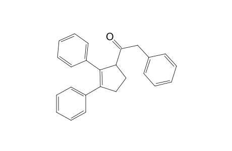 1-(2,3-diphenylcyclopent-2-enyl)-2-phenylethanone