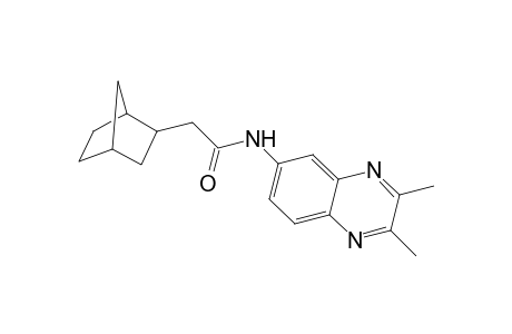 Bicyclo[2.2.1]heptane-2-acetamide, N-(2,3-dimethyl-6-quinoxalinyl)-