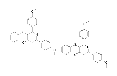 2,6-DI-(PARA-METHOXYPHENYL)-3-(PHENYLTHIO)-PIPERIDIN-4-ONE