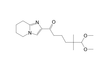 1-(5,6,7,8-TETRAHYDROIMIDAZO-[1,2-A]-PYRIDIN-2-YL)-6,6-DIMETHOXY-5,5-DIMETHYLHEXANONE