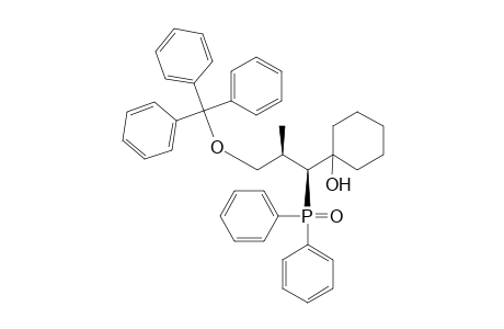 (1'S*,2'R*)-1-[1'-Diphenylphosphinoyl-2'-methyl-3'-(triphenylmethoxy)propyl]cyclohexan-1-ol