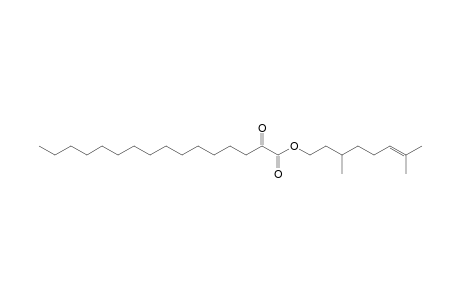 (+/-)-3,7-Dimethyloct-6-enyl 2-Oxo-hexadecanoate