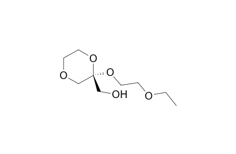 1,4-Dioxane-2-methanol, 2-(2-ethoxyethoxy)-, (R)-