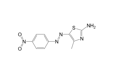 2-Thiazolamine, 4-methyl-5-[(4-nitrophenyl)azo]-