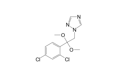 1H-1,2,4-Triazole, 1-[2-(2,4-dichlorophenyl)-2,2-dimethoxyethyl]-