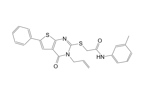 acetamide, 2-[[3,4-dihydro-4-oxo-6-phenyl-3-(2-propenyl)thieno[2,3-d]pyrimidin-2-yl]thio]-N-(3-methylphenyl)-