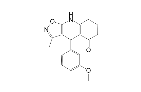 isoxazolo[5,4-b]quinolin-5(6H)-one, 4,7,8,9-tetrahydro-4-(3-methoxyphenyl)-3-methyl-