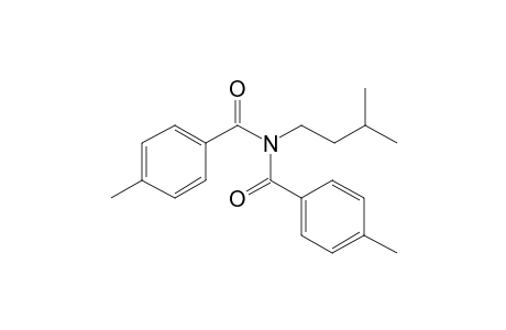 Benzamide, 4-methyl-N-(4-methylbenzoyl)-N-(3-methylbutyl)-