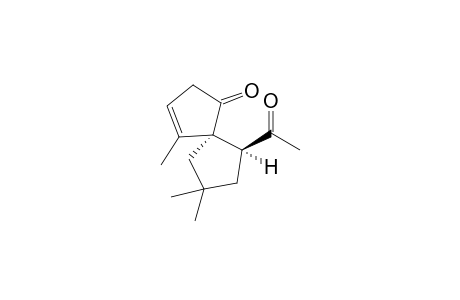 rel-(5R,6S)-6Acetyl-4,8,8-trimethylspiro[4.4]nonan-1-one