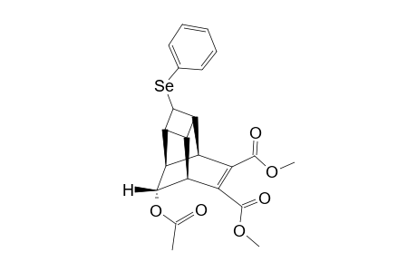 DIMETHYL-(1RS,4SR,8SR)-4-PHENYLSELENO-8-ACETOXY-TETRACYCLO-[4.2.2.0(2,5).0(3,7)]-DECA-9-ENE-9,10-DICARBOXYLATE