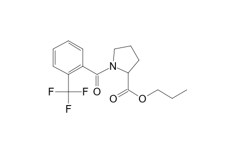 L-Proline, N-(2-trifluoromethylbenzoyl)-, propyl ester