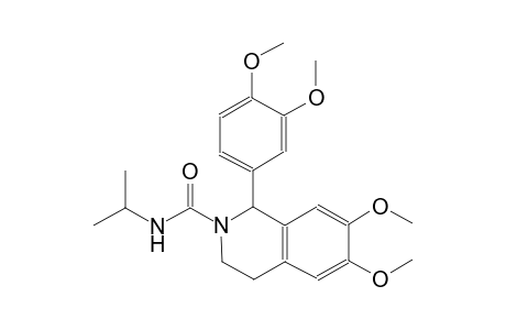 2(1H)-isoquinolinecarboxamide, 1-(3,4-dimethoxyphenyl)-3,4-dihydro-6,7-dimethoxy-N-(1-methylethyl)-