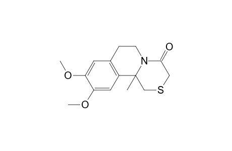 9,10-dimethoxy-11b-methyl-6,7-dihydro-1H-[1,4]thiazino[3,4-a]isoquinolin-4-one