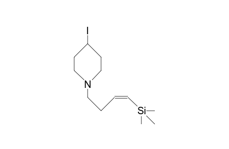 4-Iodo-1-([Z]-4-trimethylsilyl-3-butenyl)-piperidine