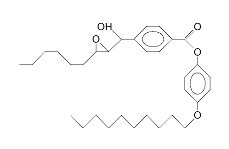 4-((S,S)-2,3-Epoxy-(S)-1-hydroxy-2-nonyl)-benzoic acid, 4-decyloxy-phenyl ester