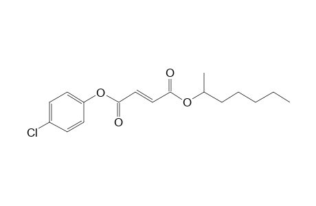 Fumaric acid, 4-chlorophenyl hept-2-yl ester