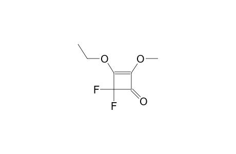 4,4-DIFLUORO-1-ETHOXY-2-METHOXY-1-CYCLOBUTEN-3-ONE