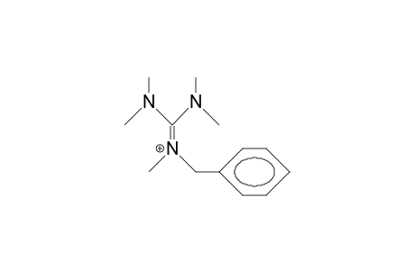 2-Benzyl-1,1,2,3,3-pentamethyl-guanidinium cation