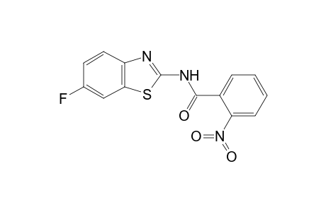 Benzamide, N-(6-fluoro-1,3-benzothiazol-2-yl)-2-nitro-