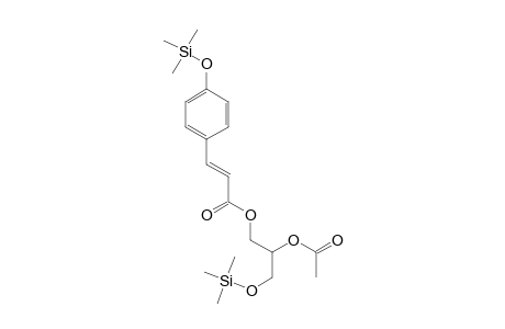 Glycerol <2-acetyl-1-p-coumaroyl->, di-TMS