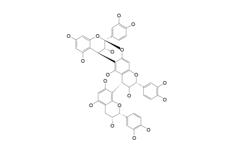 PAVETANNIN-B5;EPICATECHIN-(4-BETA->6,2-BETA->O->7)-CATECHIN-(4-ALPHA->8)-EPICATECHIN