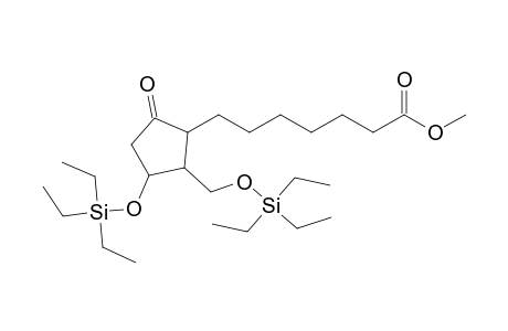(1R,2S,3R)-Methyl 7-[5'-oxo-2'-(triethylsilyloxy)methyl-3'-(triethylsilyloxy)cyclopent-1'-yl]heptanoate