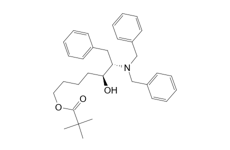 (5S,6S)-6-Dibenzylamino-5-hydroxy-7-phenylheptyl pivalate