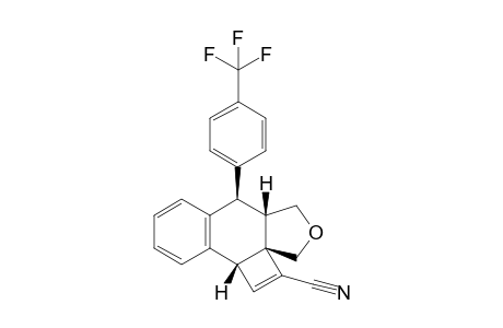 (2aS*,5aS*,6R*,10bR*)-6-[4-(Trifluoromethyl)phenyl]-5,5a,6,10b-tetrahydro-3H-cyclobuta[1,2]naphtho[2,3-c]furan-2-carbonitrile