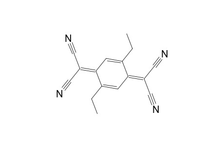 Propanedinitrile, 2,2'-(2,5-diethyl-2,5-cyclohexadiene-1,4-diylidene)bis-