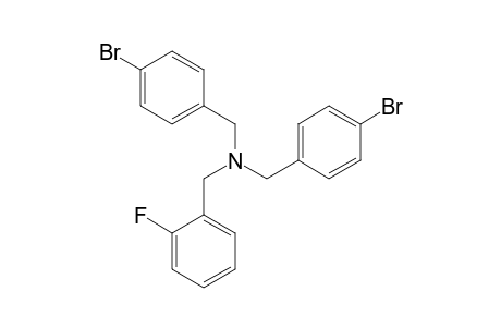 N,N-Bis(4-bromobenzyl)-N-(2-fluorobenzyl)amine